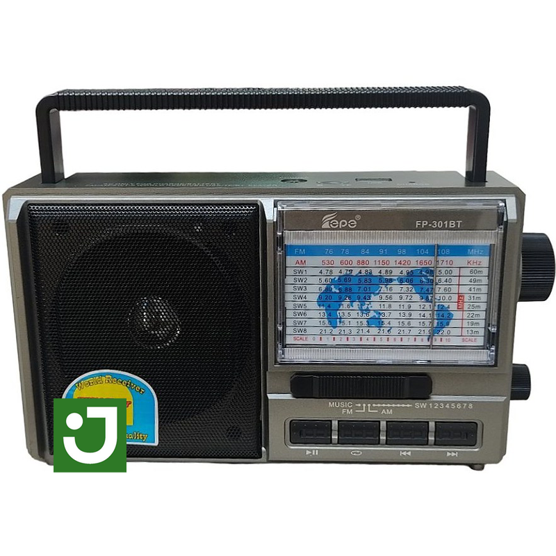 رادیو اسپیکر بلوتوثی فپه مدل FP302 ظرفیت شارژی
