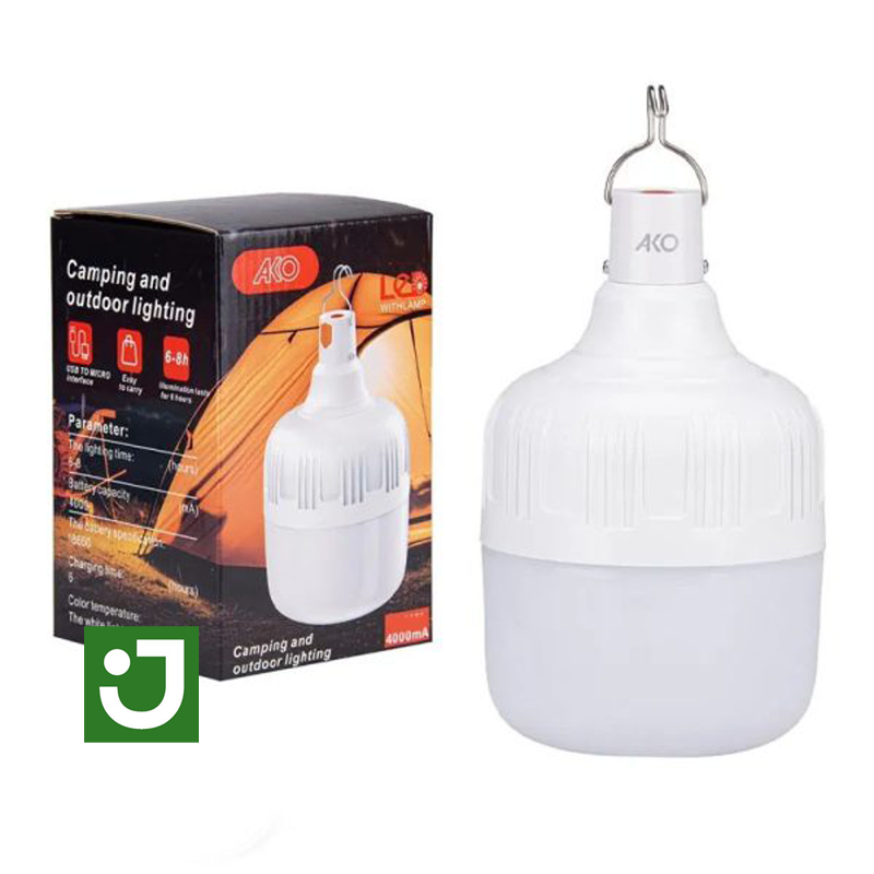 چراغ شارژی (لامپ اضطراری) LED کمپینگ مدل AKO AL-1 – مناسب قطع برق و سفر